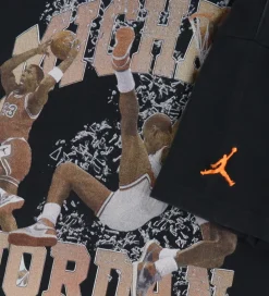 T-shirt - Sort m. Print|Jordan Hot