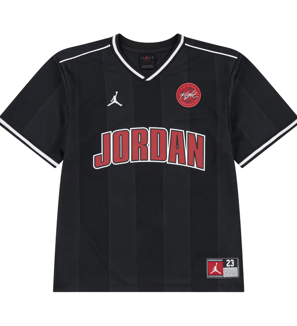 T-shirt - Sort m. Rød|Jordan Online