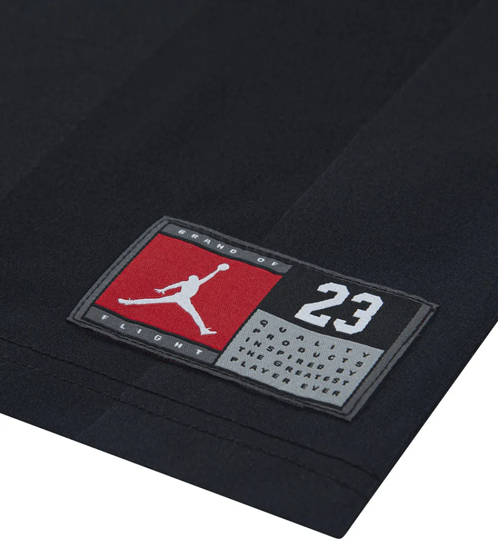 T-shirt - Sort m. Rød|Jordan Online