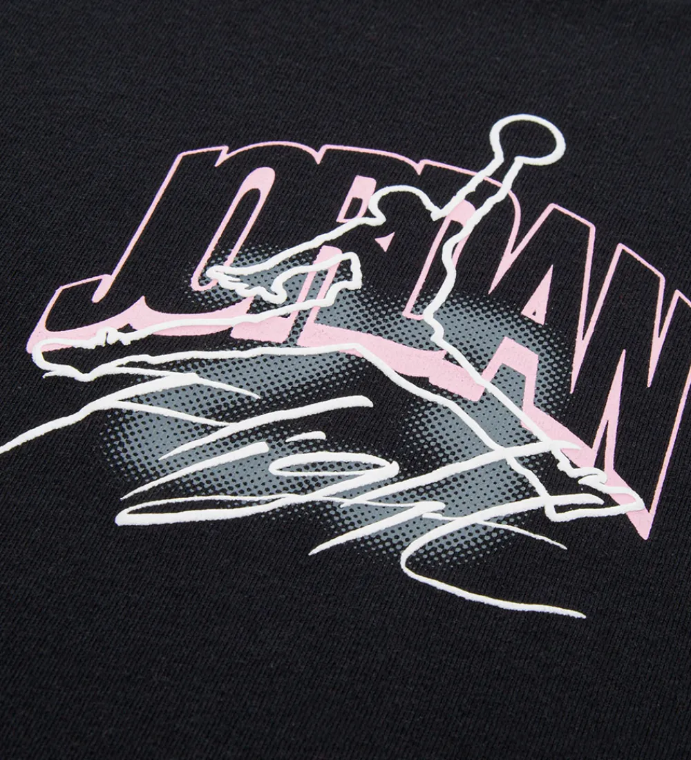 T-shirt - Sort m. Rosa|Jordan New