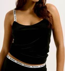 Juicy Couture Top - Fløjl - Elina - Sort|Juicy Couture - Teen Hot