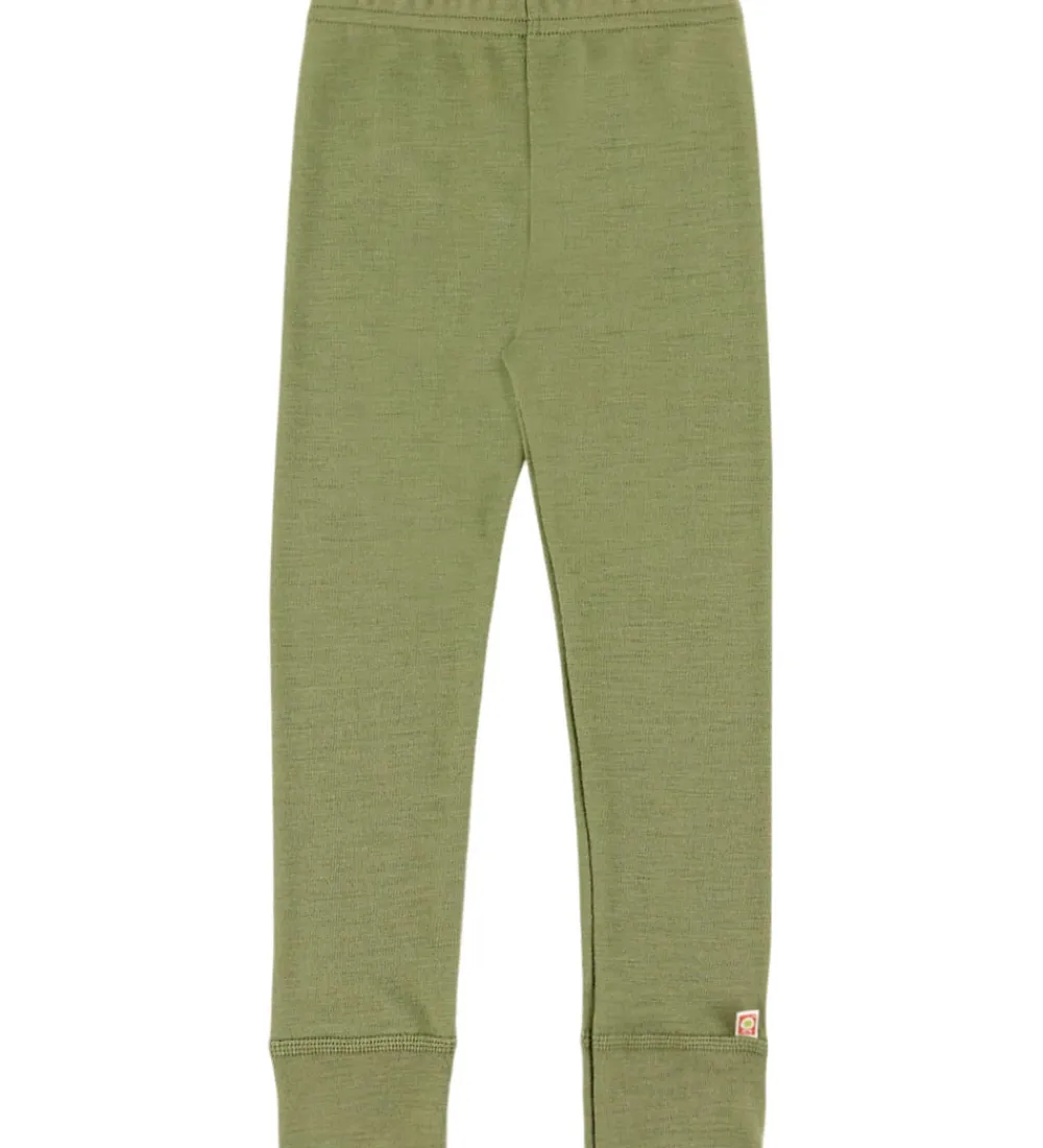 Leggings - Uld - Lysegrøn|Katvig Sale