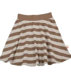 Nederdel - Brun/Beige Stribet|Katvig Online