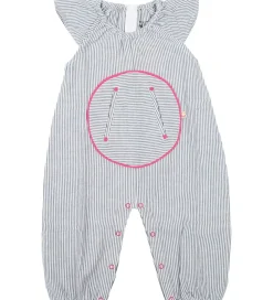 Sommerdragt - Blå/Hvid Stribet m. Pink|Katvig Sale