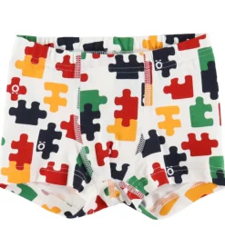 Undertøj - Hvid m. Puslespil|Katvig Online