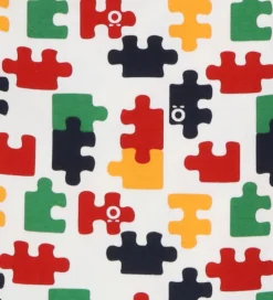 Undertøj - Hvid m. Puslespil|Katvig Online