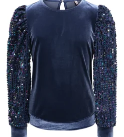 Bluse - KogConfidence - Velour/Palietter - Naval Acade|Kids Only New