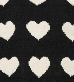 Bluse - Strik - KogSus - Black/Heart/Egret|Kids Only Outlet