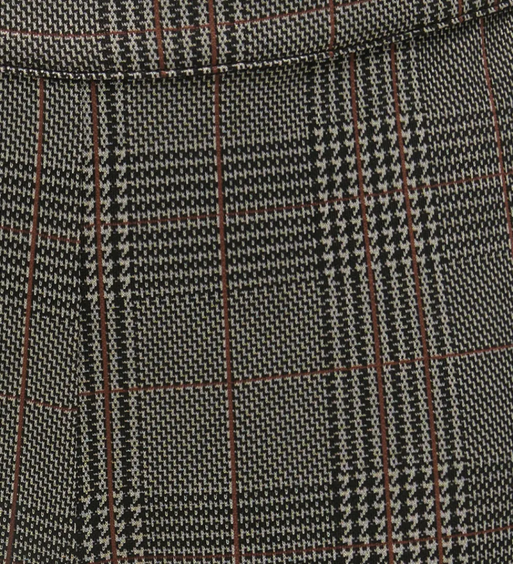 Bukser - KogFine - Wide - Seal Brown/Libra Checks|Kids Only Hot