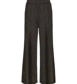 Bukser - KogQueen - Black/Lurex Rose Gold/Stripe|Kids Only New