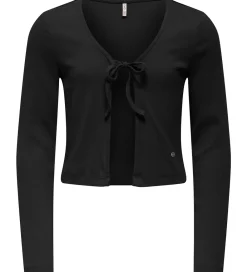 Cardigan - Rib - KogNessa - Black|Kids Only Hot