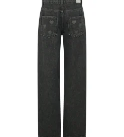 Jeans - KogLumi - Washed Black/ Heart Embroide|Kids Only Sale