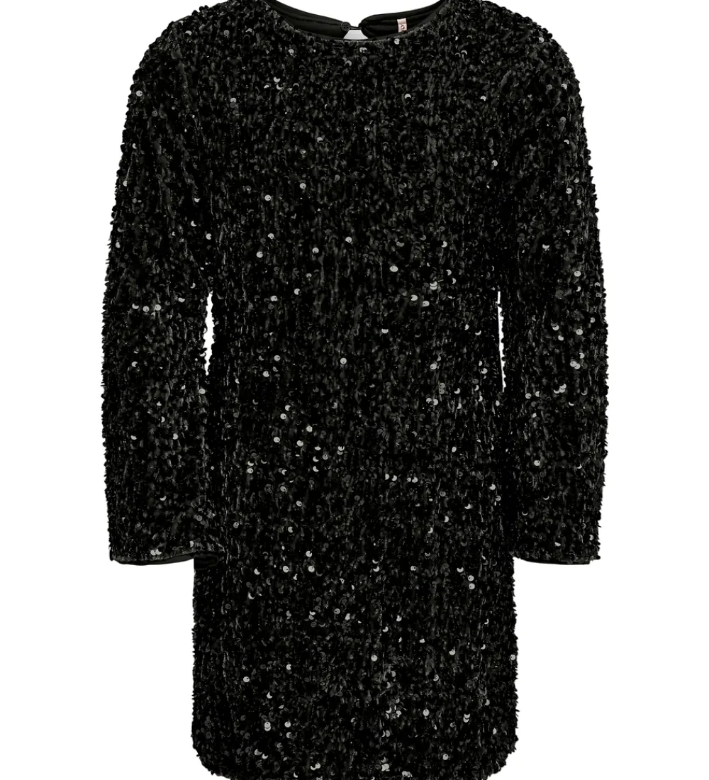 Kjole - KogConfidence - Black m. Palietter|Kids Only Online