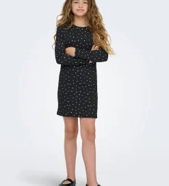 Kjole - KogMelia - Black/Dots Cloud Dancer|Kids Only Best