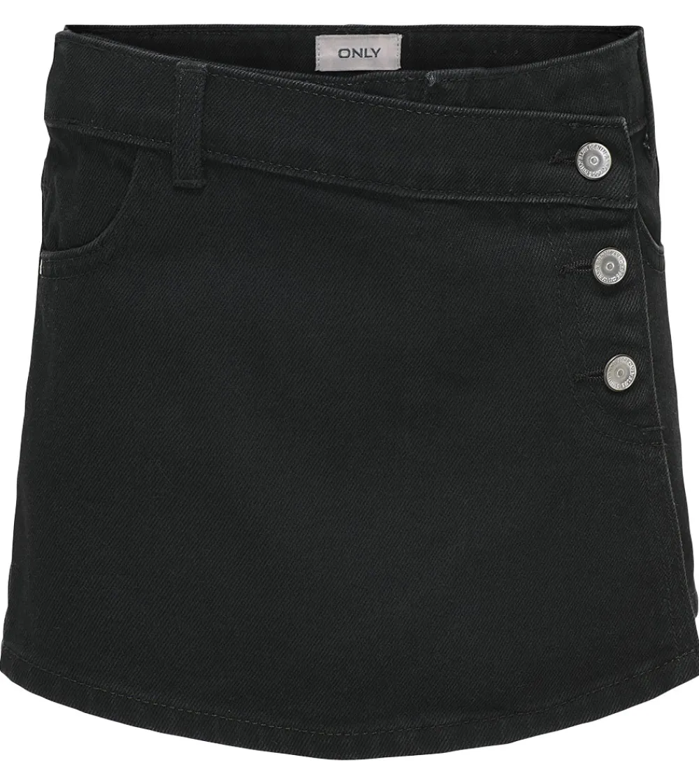 Nederdel - Noos - KogJenny - Black Denim|Kids Only Clearance