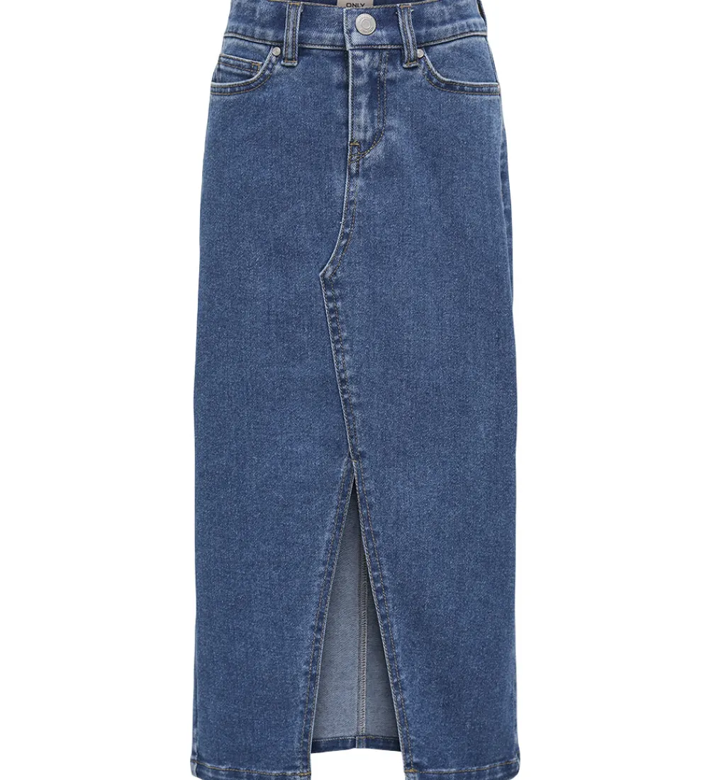 Nederdel - Noos - KogSiri - Medium Blue Denim|Kids Only Clearance