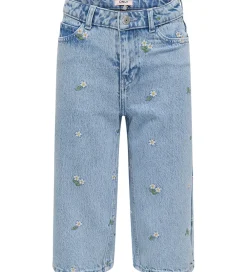 Shorts - KogCobain - Light Blue Denim/Flower Embroide|Kids Only Outlet