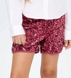 Shorts - KogConfidence - Rose Wine m. Palietter|Kids Only