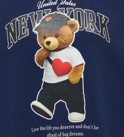 Sweatshirt - KogLinda - Midnight Sail/New York Teddy|Kids Only New