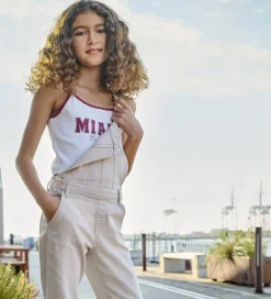 Top - Rib - KonVikka - Bright White/Ruby Wine + Print|Kids Only Online