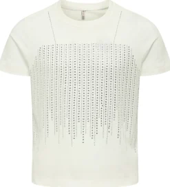 T-shirt - KogBillie - Stone Top - Cloud Dancer/ Rhines|Kids Only Online