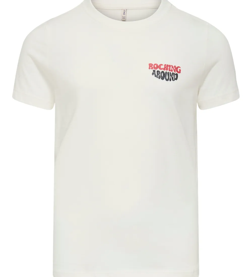 T-shirt - KogRosie - Cloud Dancer/Rocking|Kids Only Best