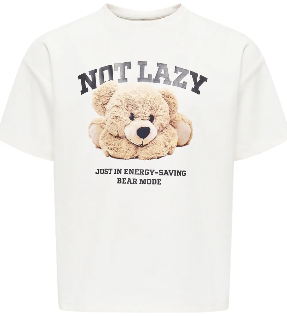 T-Shirt - Noos - KogBillie - Cloud Dancer/Lazy|Kids Only Best