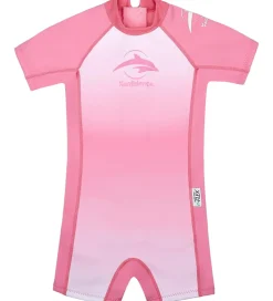 Badeheldragt - UV50+ - E-Flex - Breton Pink|Konfidence New