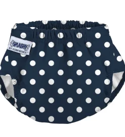 Blebadebukser - e-Flex Splashy - Polka Navy/White Spo|Konfidence Outlet