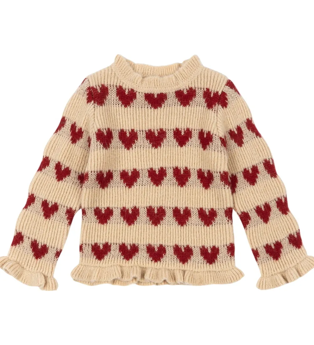 Bluse - Uld - Strik - Laula - Heart|Konges Sløjd