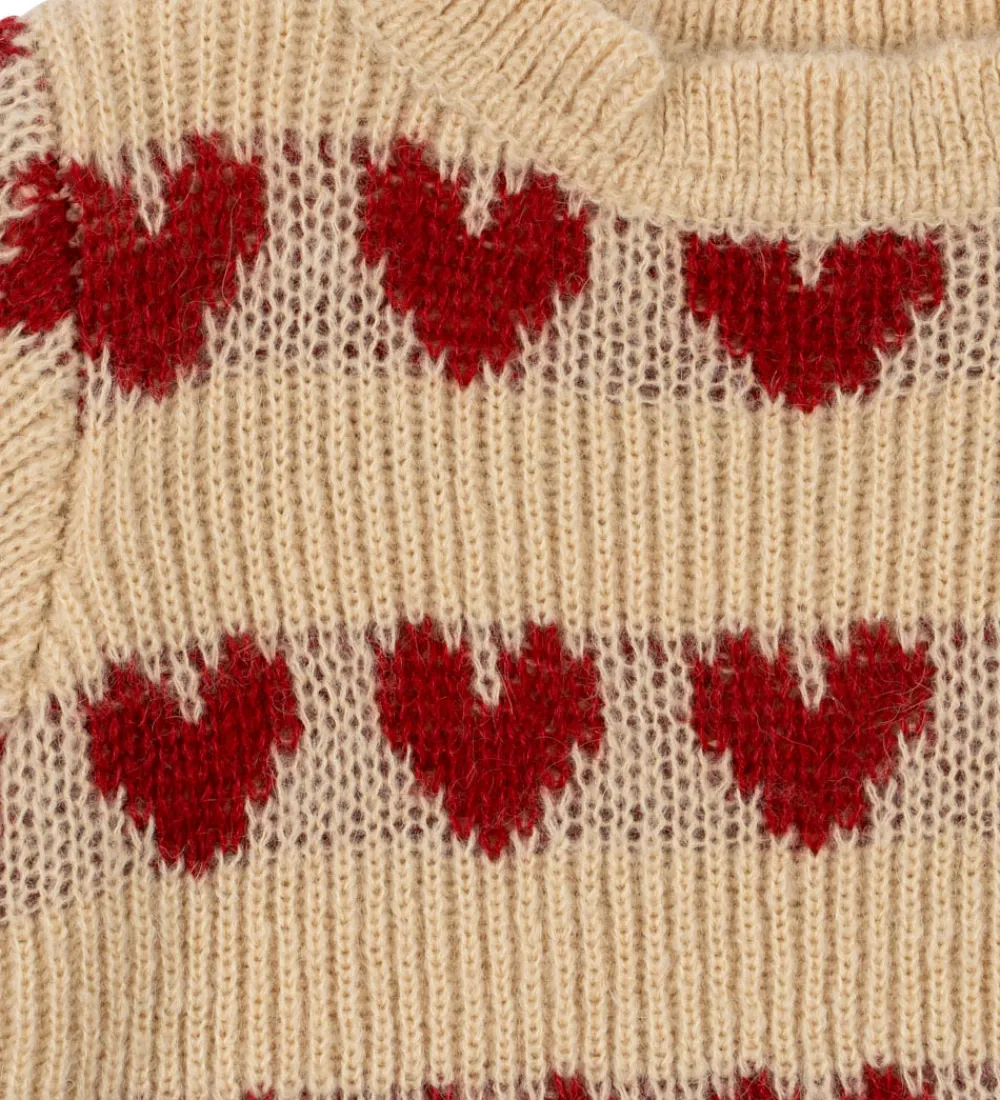 Bluse - Uld - Strik - Laula - Heart|Konges Sløjd