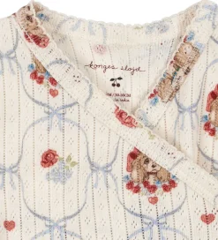 Body l/æ - Rib - Minnie - Puppy m. Hulmønster|Konges Sløjd