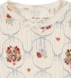 Body l/æ - Rib - Minnie - Puppy m. Hulmønster|Konges Sløjd Hot