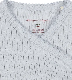 Body l/æ - Rib - Minnie - Gray Dawn m. Hulmønster|Konges Sløjd Sale