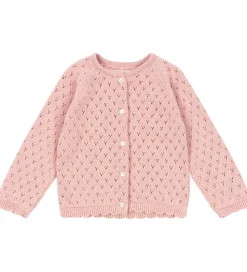 Cardigan - Strik - Mellow Rose m. Hulmønster|Konges Sløjd Discount