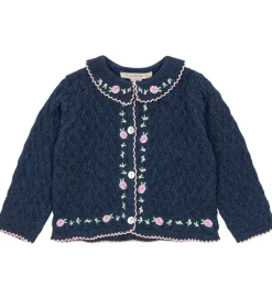 Cardigan - Strik - Rosier - Ensign Blue|Konges Sløjd Sale