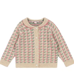 Cardigan - Strik - Uld/Akryl - Rose|Konges Sløjd Clearance