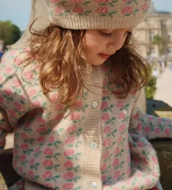 Cardigan - Strik - Uld/Akryl - Rose|Konges Sløjd Clearance