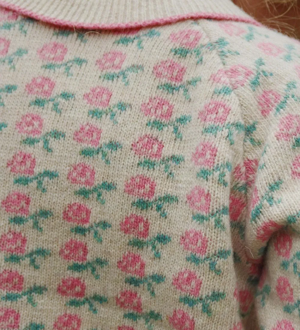 Cardigan - Strik - Uld/Akryl - Rose|Konges Sløjd Clearance