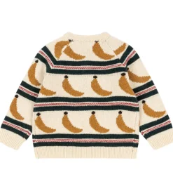 Cardigan - Uld/Polyamid - Billi - Banana|Konges Sløjd