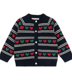 Cardigan - Uld/Polyamid - Belou - Heart|Konges Sløjd Hot