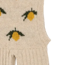 Elefanthue - Uld - Strik - 1-lags - Belou - Lemon|Konges Sløjd Outlet