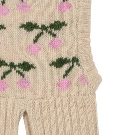 Elefanthue - Uld - Strik - 1-lags - Belou - Cherry|Konges Sløjd Discount