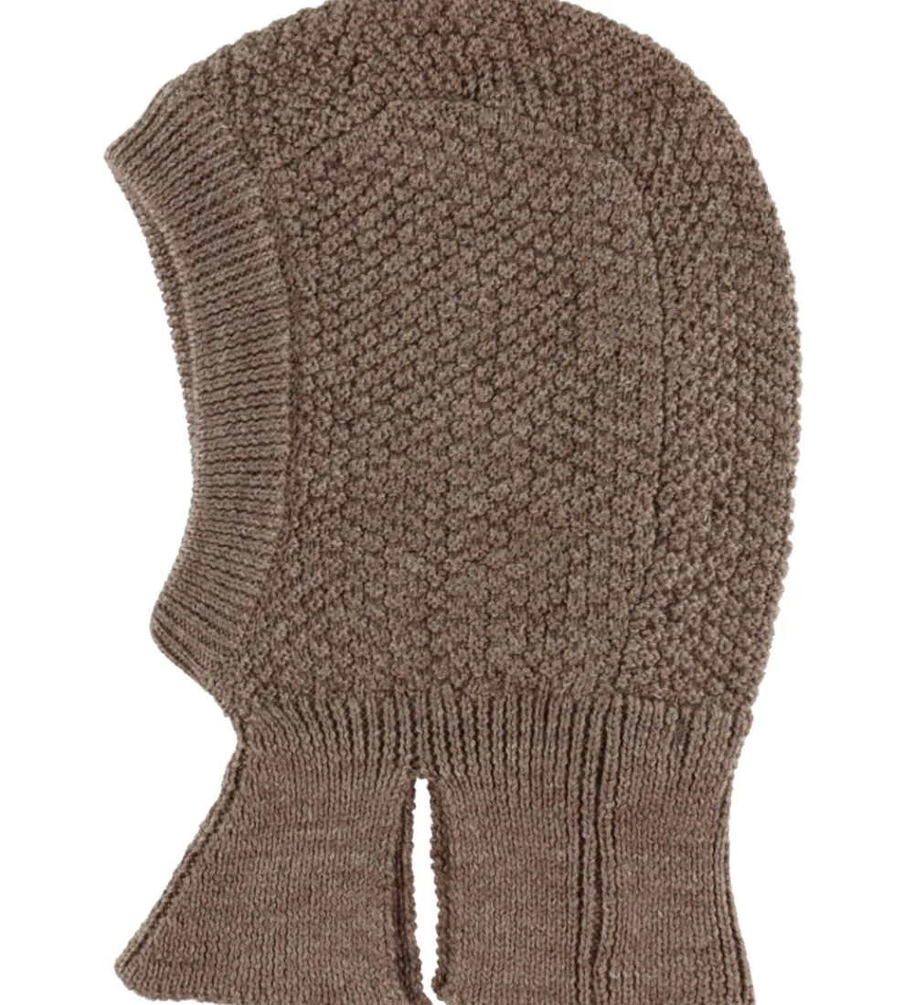 Elefanthue - Uld - 1-Lags - Strik - Fruity - Brun|Konges Sløjd Best