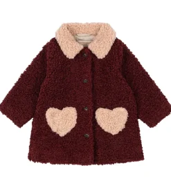 Fleecefrakke - Teddy - Calin - Cabernet|Konges Sløjd Discount