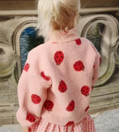 Fleecejakke - Jody Teddy - Ladybug Pink|Konges Sløjd Best