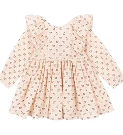 Kjole - Cianna - Cherry Pink Motif|Konges Sløjd Best