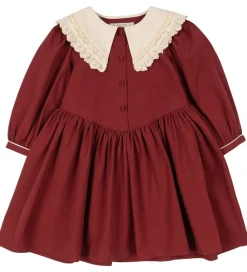 Kjole - Coeur Collar - Red Dahlia|Konges Sløjd Sale