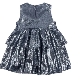 Kjole - Rosie - Bel Air Blue m. Pailletter|Konges Sløjd Online