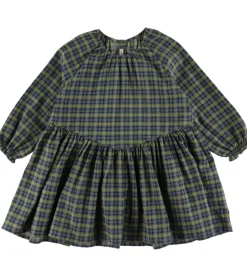 Kjole - Terre - Laurel Blue Check|Konges Sløjd Best